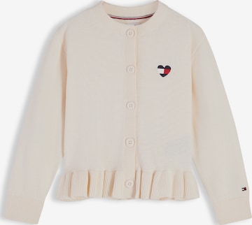 TOMMY HILFIGER Knit cardigan in Beige: front