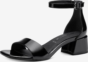 TAMARIS Sandals in Black: front