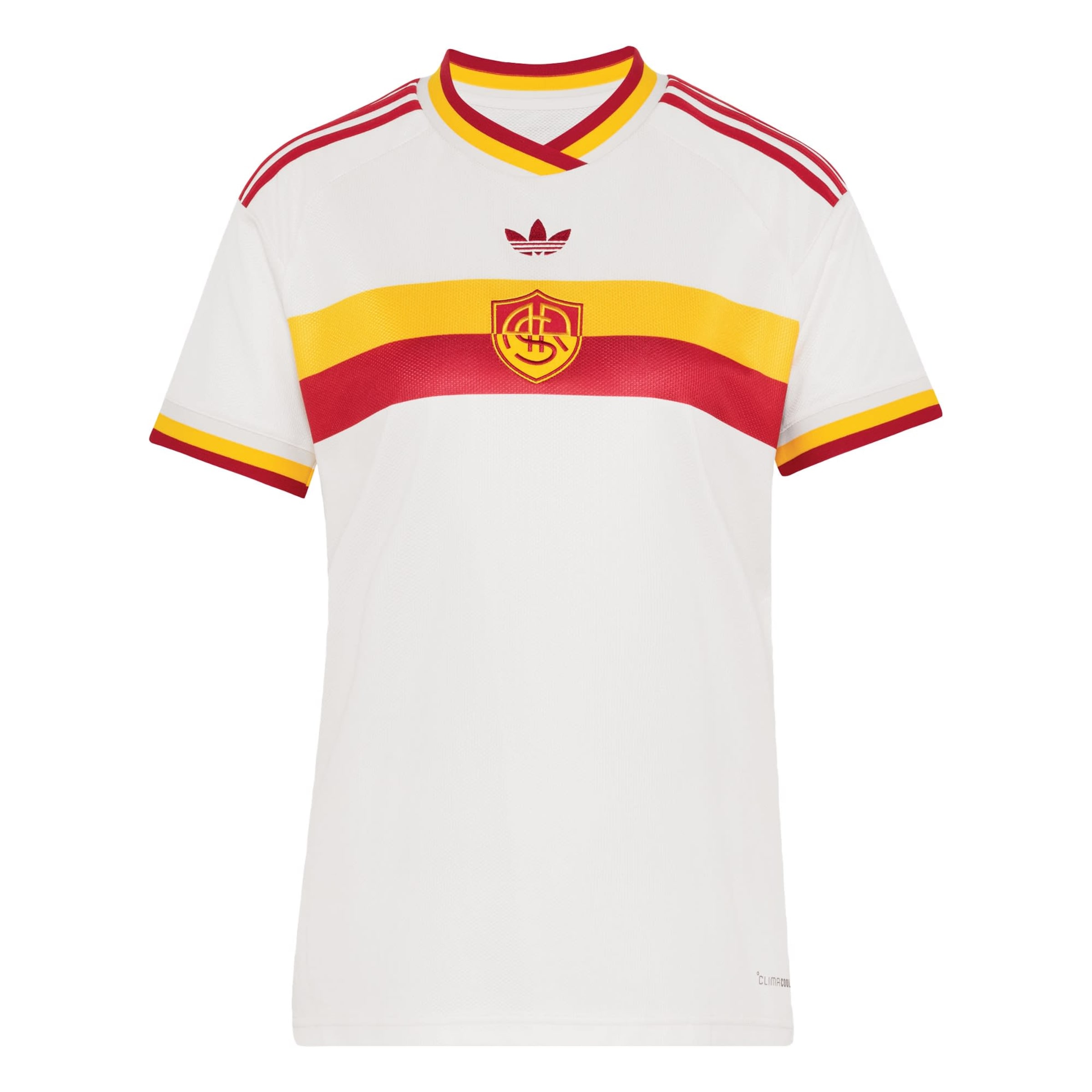 ADIDAS PERFORMANCE Trikot 'AS Rom 26/27' in Weiß: Vorderseite