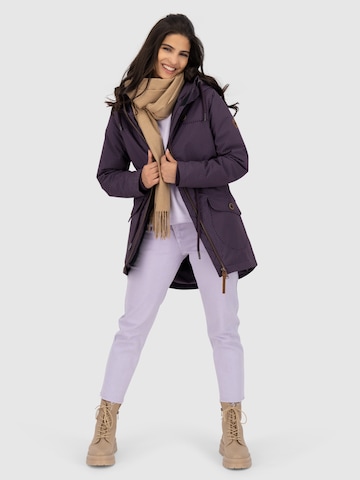Alife and Kickin Winter Parka 'CharlotteAK' in Purple