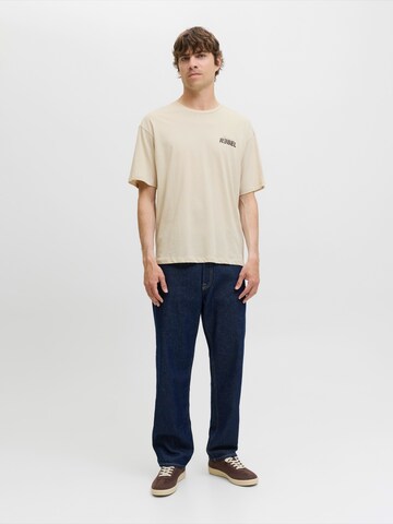 T-Shirt 'JREBJIM' JJ Rebel en beige