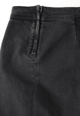Street One Studio Jeansrock in Wickel-Optik in Schwarz