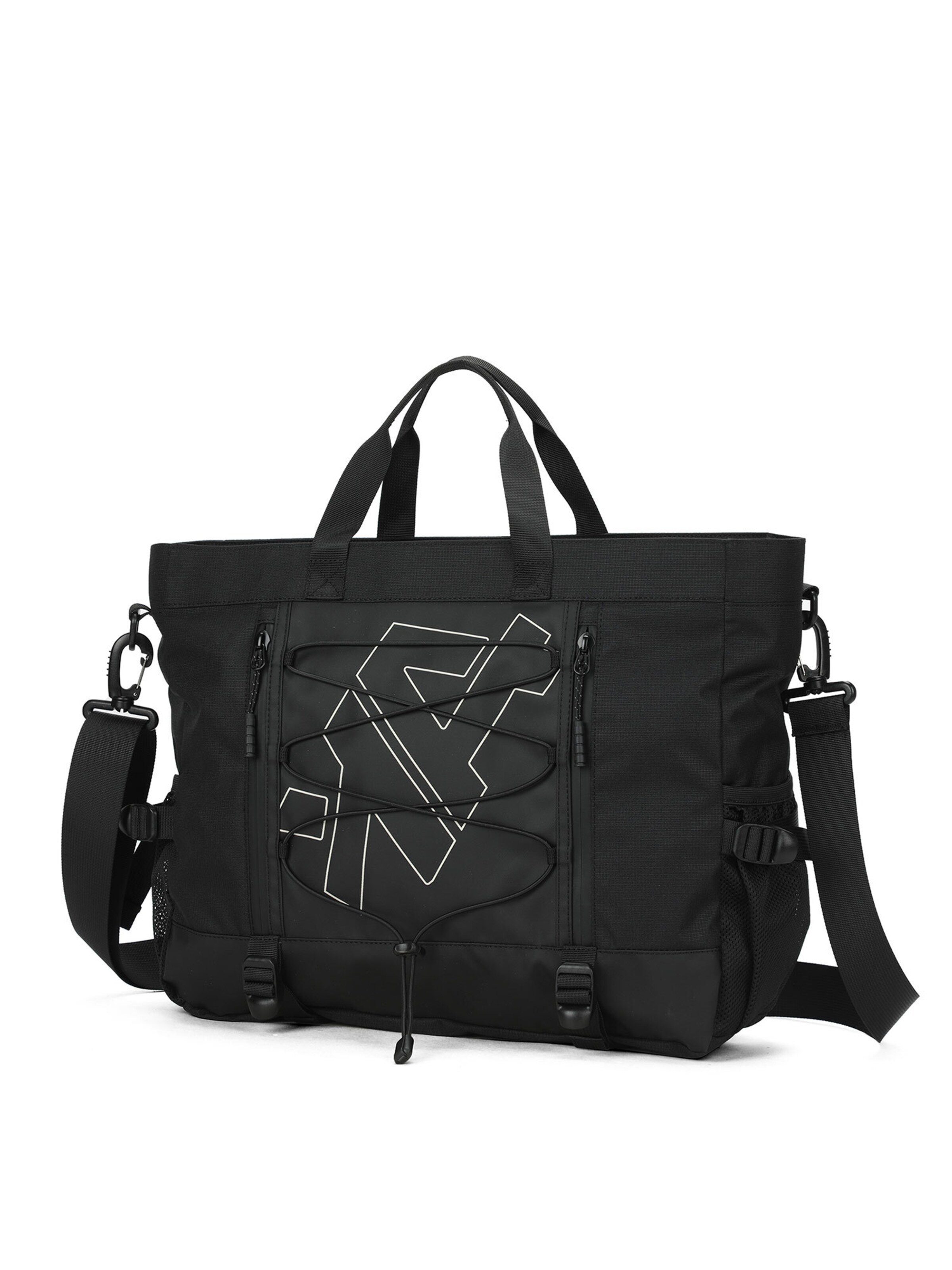 Aoking Schoudertas in Zwart: voorkant