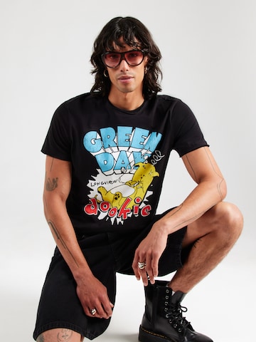 AMPLIFIED Paita 'GREENDAY DOOKIE LONGVIEW' värissä musta: etupuoli