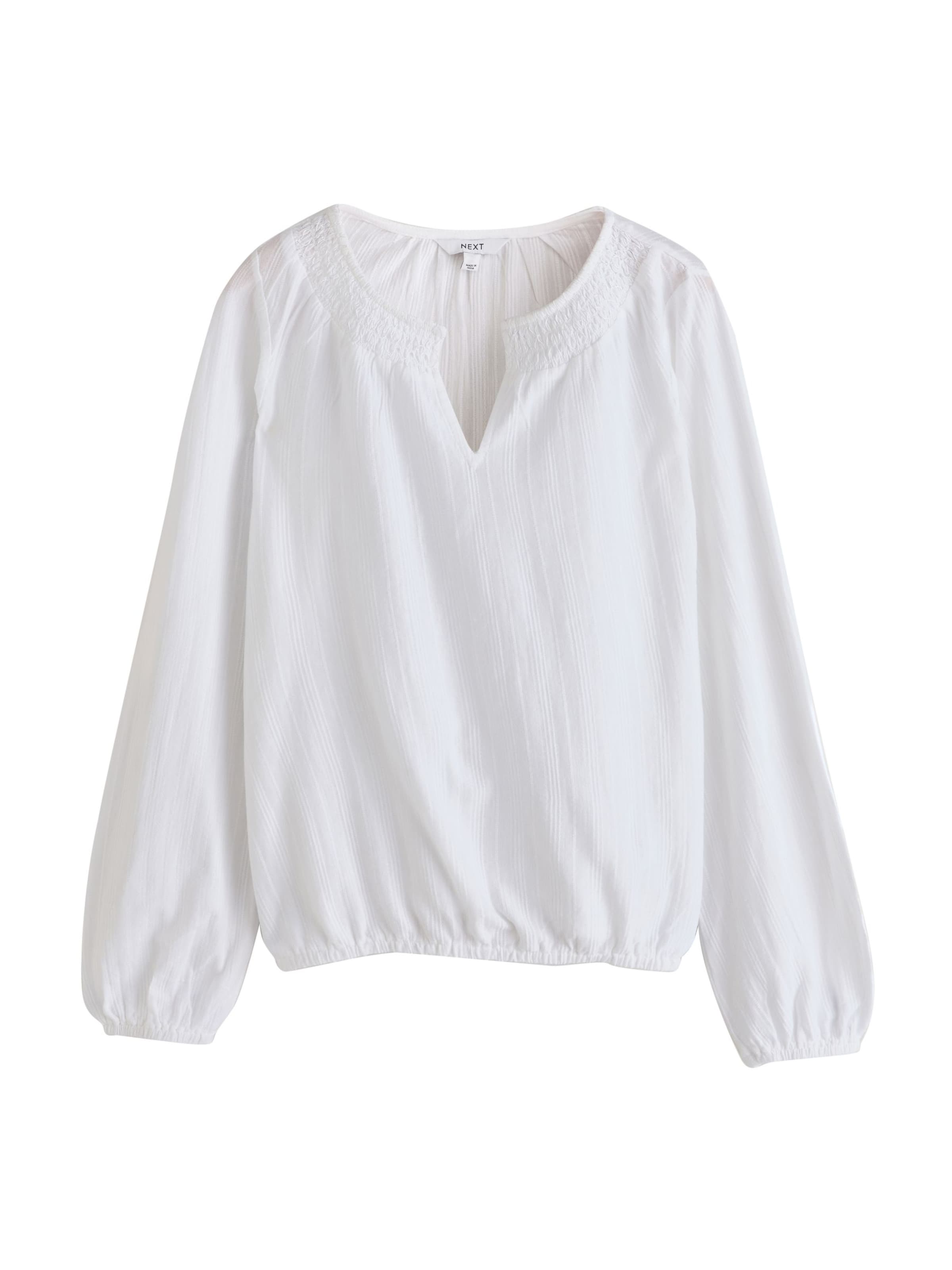 Next Bluse i hvid: forside