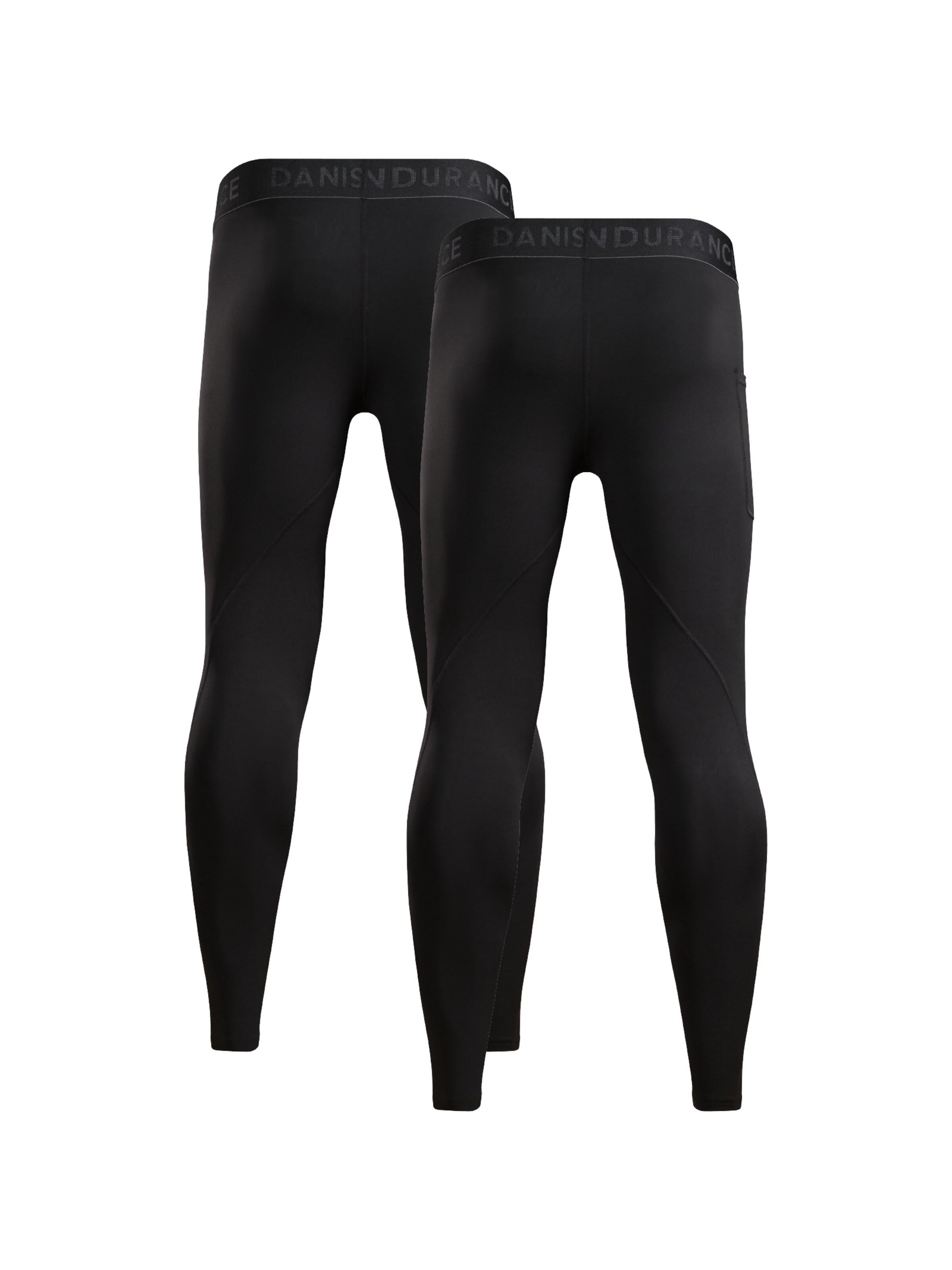 DANISH ENDURANCE Skinny Functionele broek 'Compression Tights' in Zwart