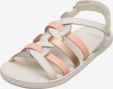 CAMPER Sandalen ' Twins ' in Wit: voorkant