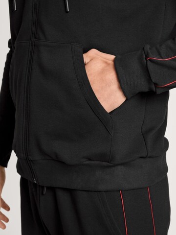CALIDA Sweatjacke 'Remix Basic Lounge'‌‌‌‌‌‌‌‌ in Schwarz