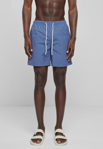 Urban Classics Board Shorts in Blue: front