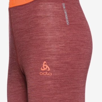 ODLO Athletic Underwear 'Natural Performance' in Red