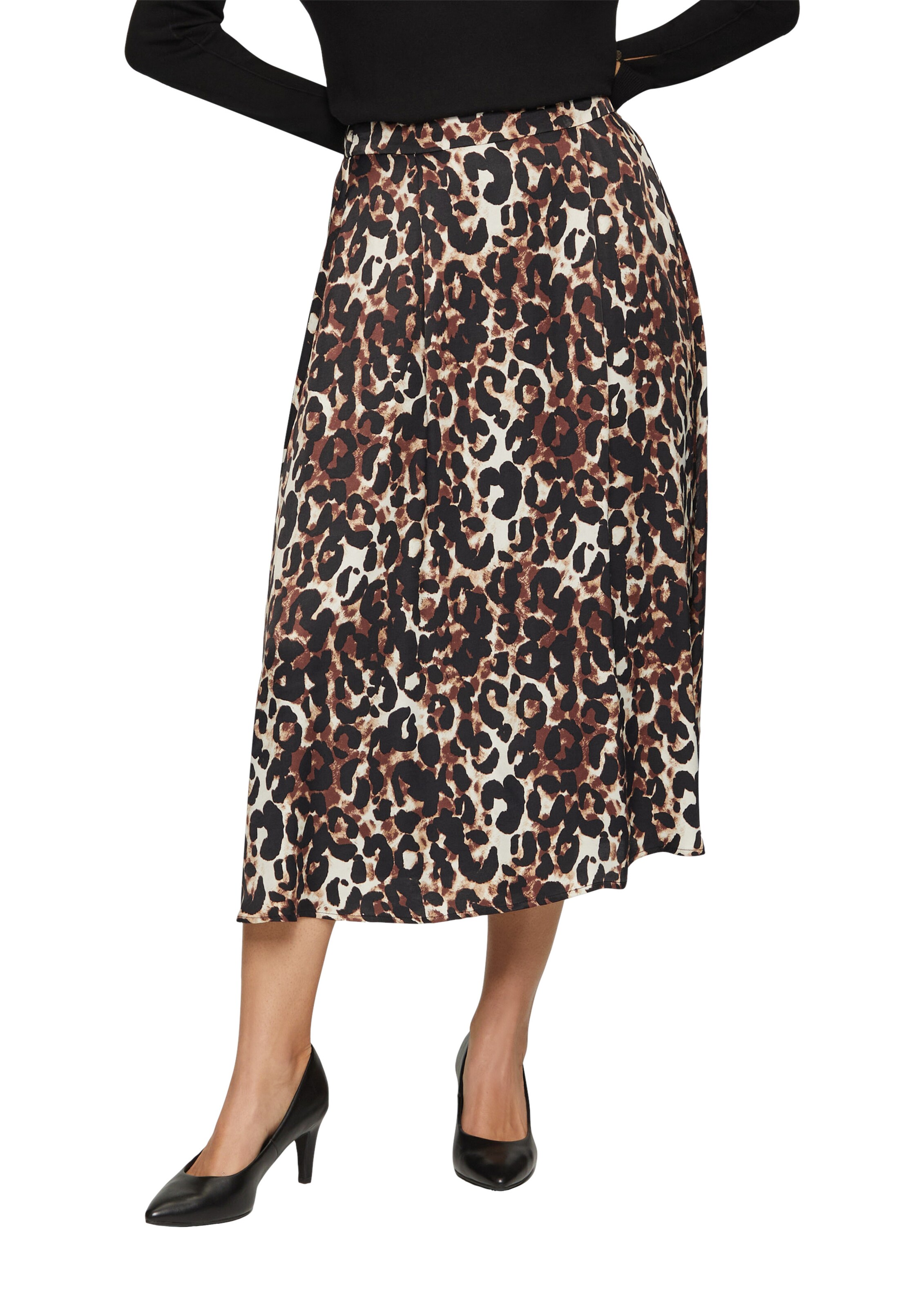 Jupe s.Oliver BLACK LABEL en beige : devant
