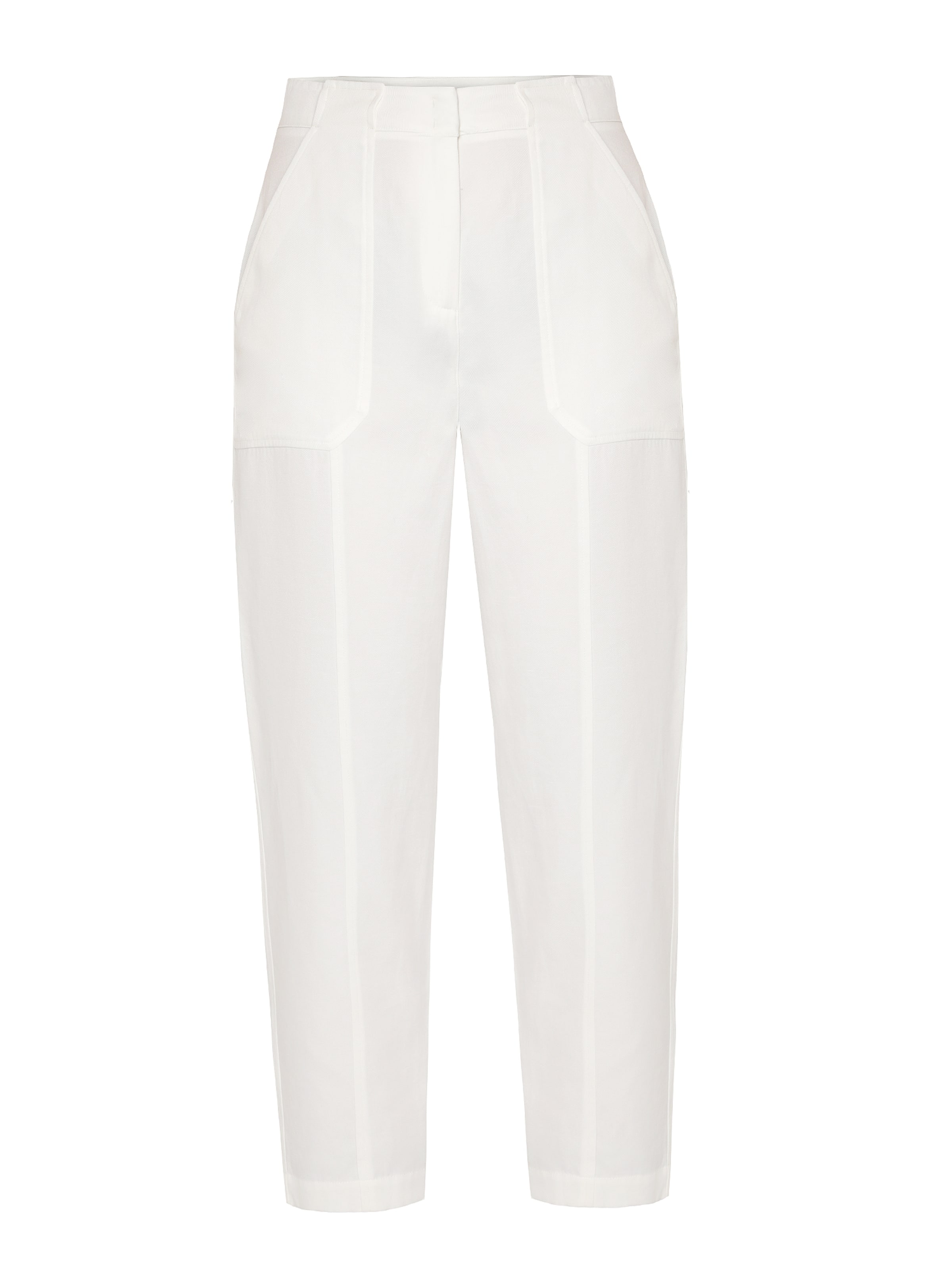 TATUUM Tapered Hose 'Veroniko 1' in Weiß: Vorderseite