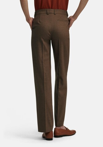 Regular Pantalon 'NEW WOOL' Fadenmeister Berlin en marron