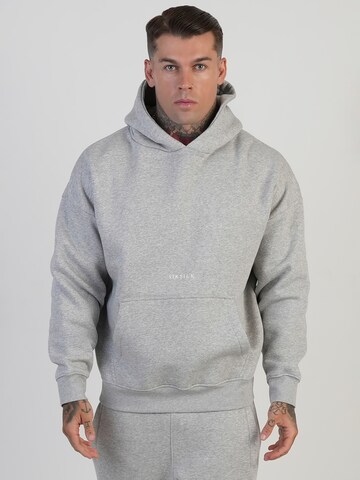 Sweat-shirt SikSilk en gris : devant