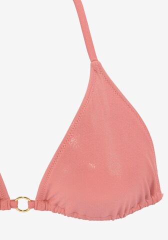 LASCANA Trikotni nedrčki Bikini | roza barva