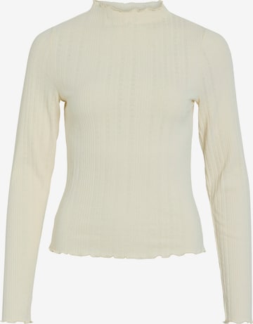 Tricou 'VIBradie' de la VILA pe bej: față