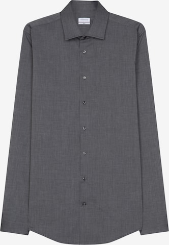 Coupe regular Chemise business SEIDENSTICKER en gris : devant