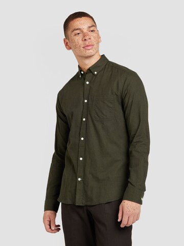 Only & Sons - Ajuste regular Camisa 'ONSROAD' en verde: frente