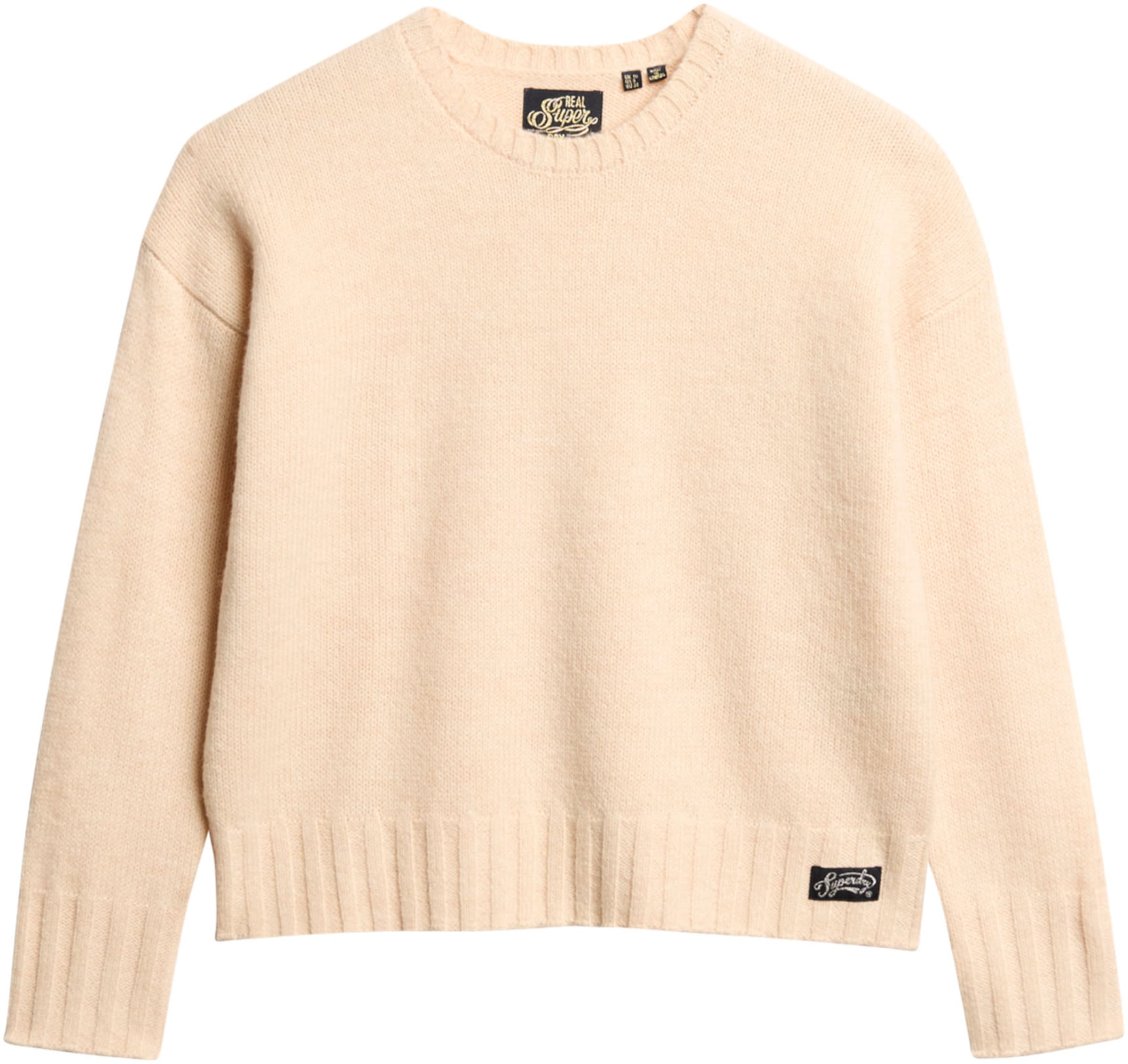 Superdry & Co Sweater 'Essential' in Beige: front