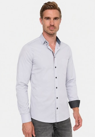 Chemise Rusty Neal en gris : devant