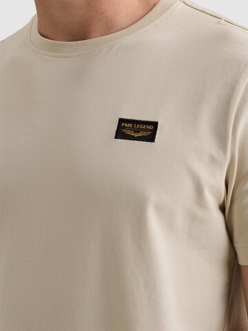 PME Legend Koszulka 'American Classic T-shirt in cotton with stretch' w kolorze beżowy