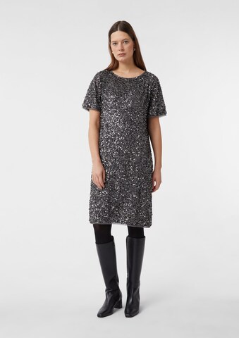 COMMA Jurk in Grijs: voorkant