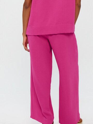 Lola Casademunt - Pierna ancha Pantalón en rosa