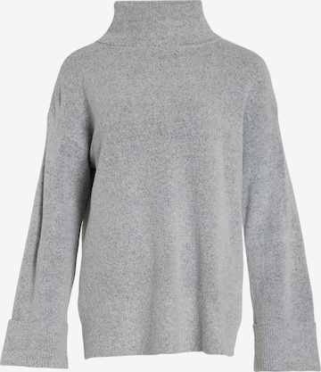 VILA Sweater 'Rolfie' in Grey: front