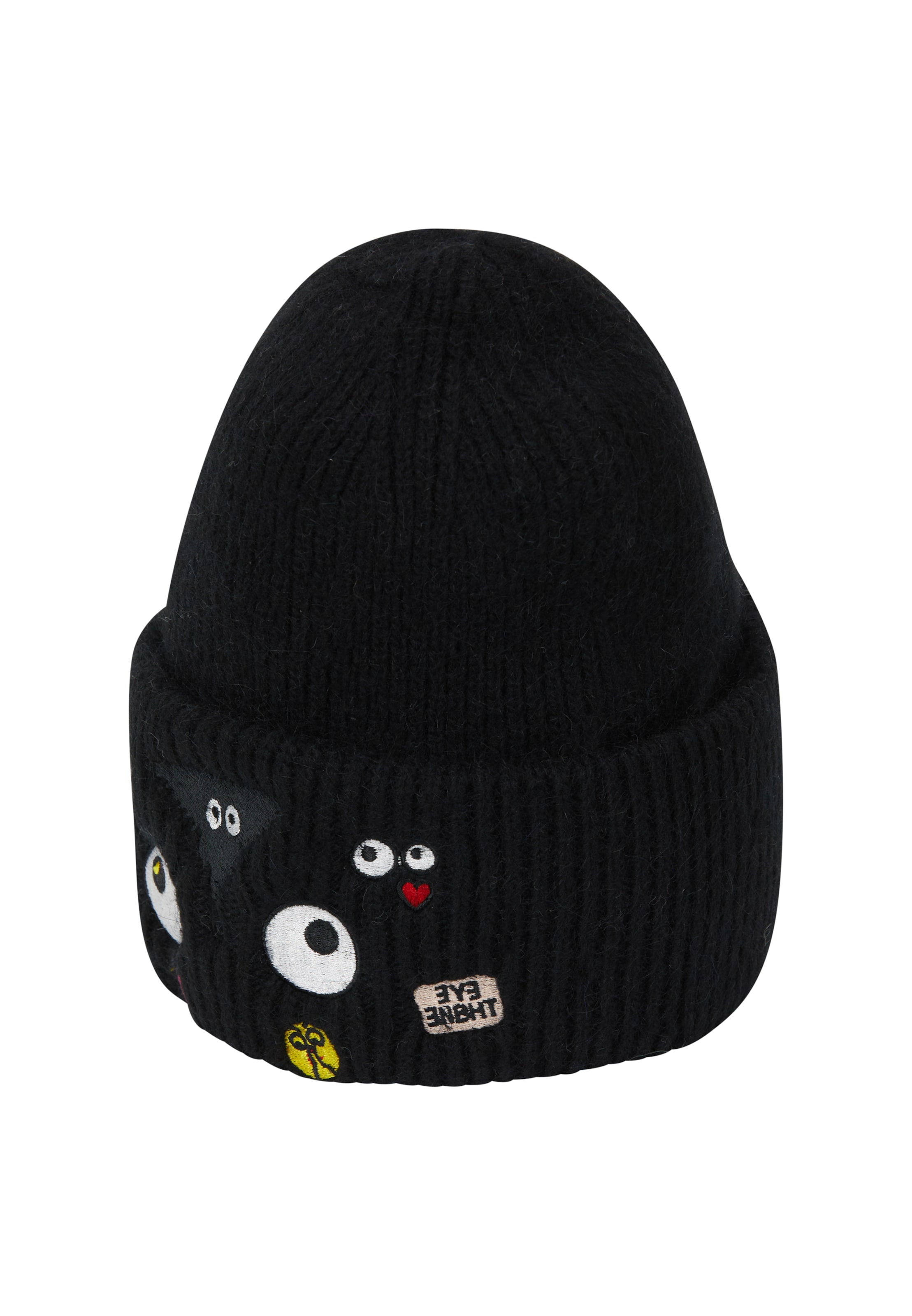 MYMO - Gorra 'Pop Eyetheme' en negro: frente