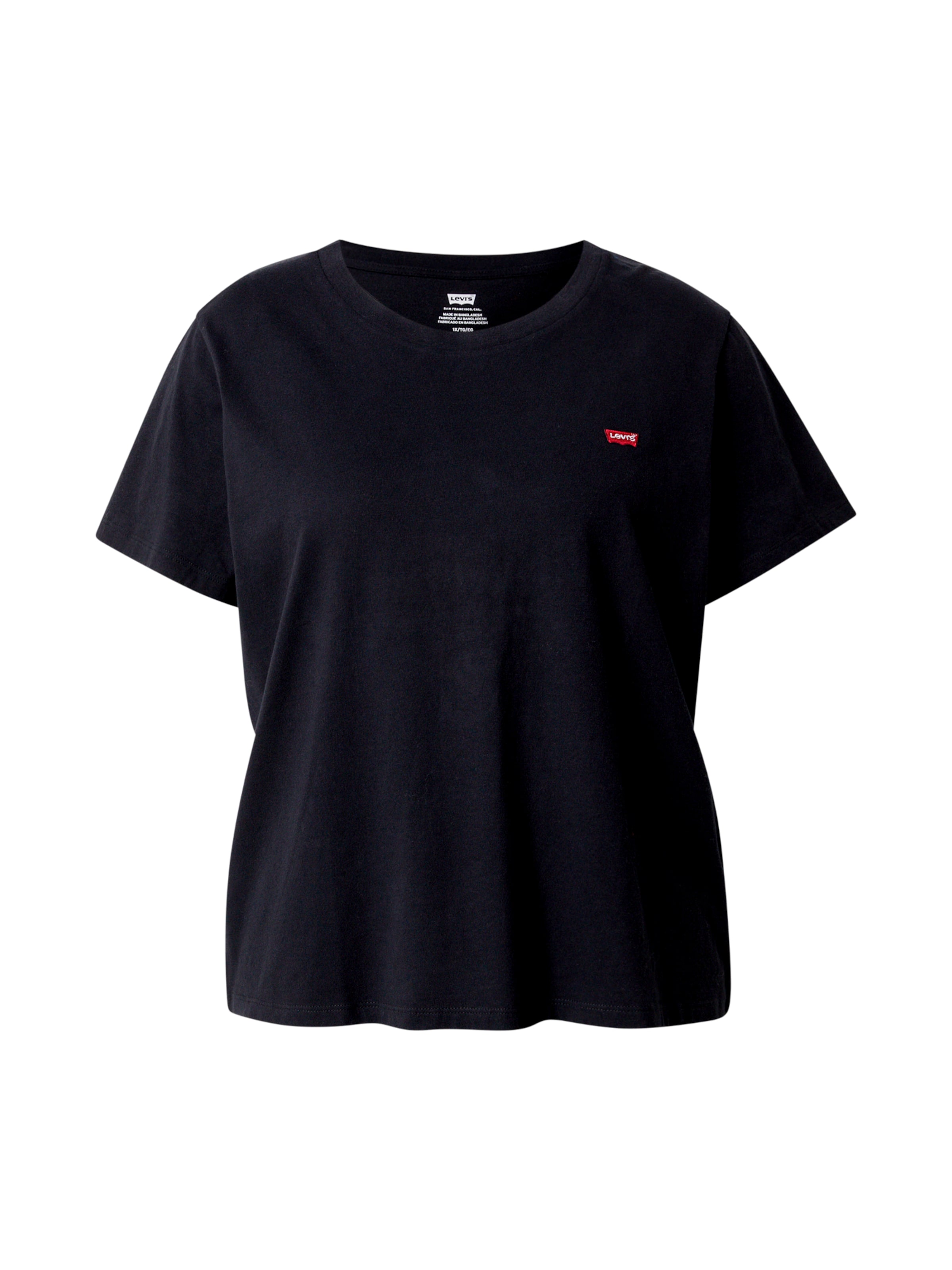 Levi's® Plus Särk 'The Perfect Tee ', värv must: eest vaates
