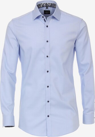 VENTI Slim fit Overhemd in Blauw: voorkant