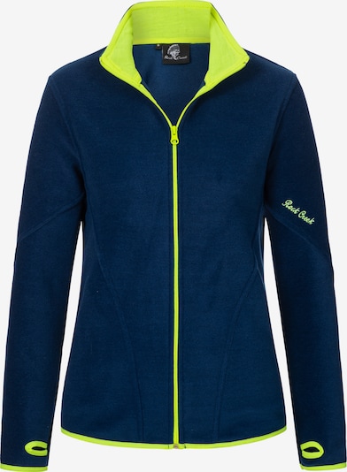 Rock Creek Fleecejacke in navy / limette, Produktansicht