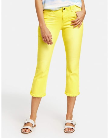 TAIFUN Regular Jeans in Yellow: front