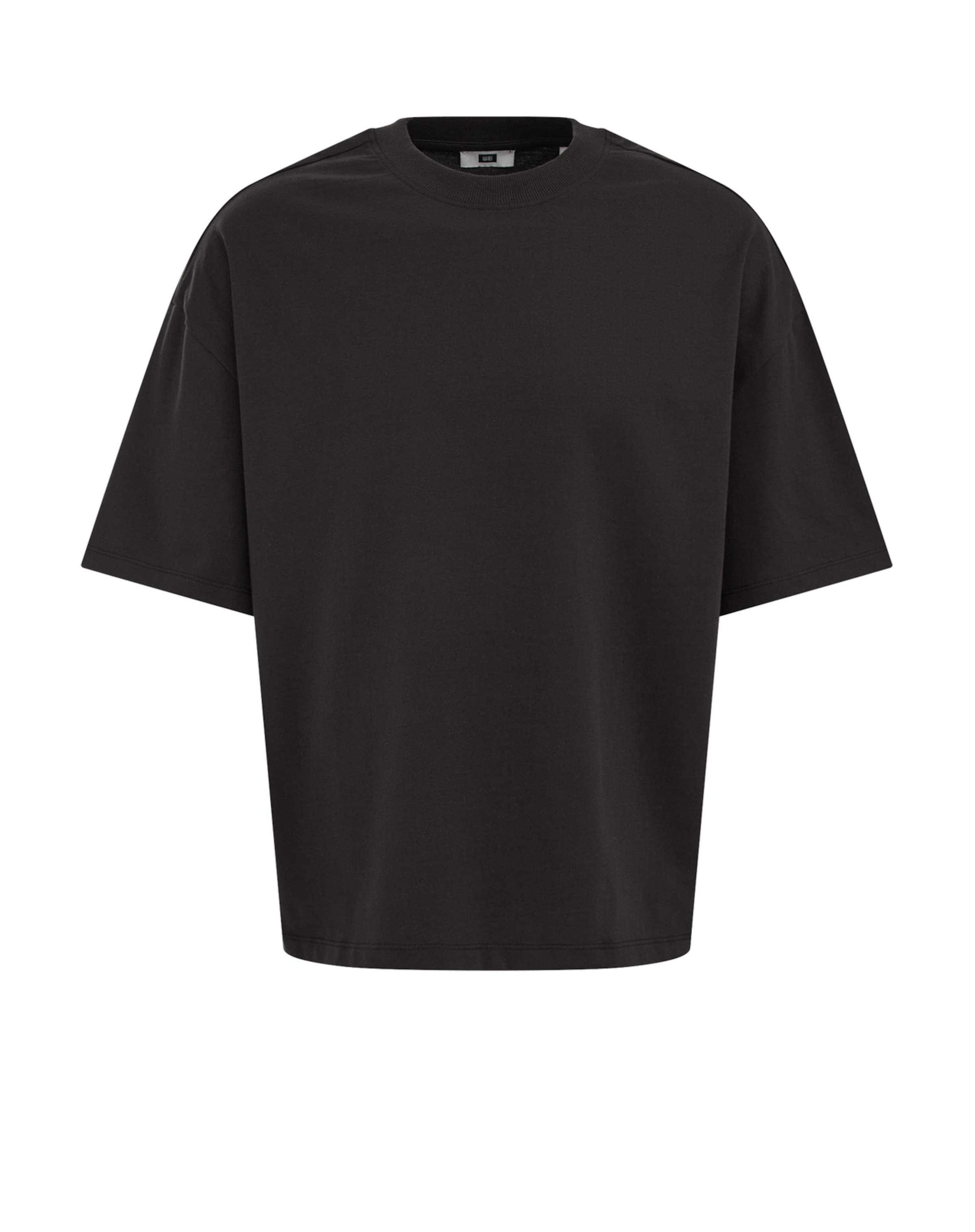 WE Fashion Tričko - Čierna: predná strana