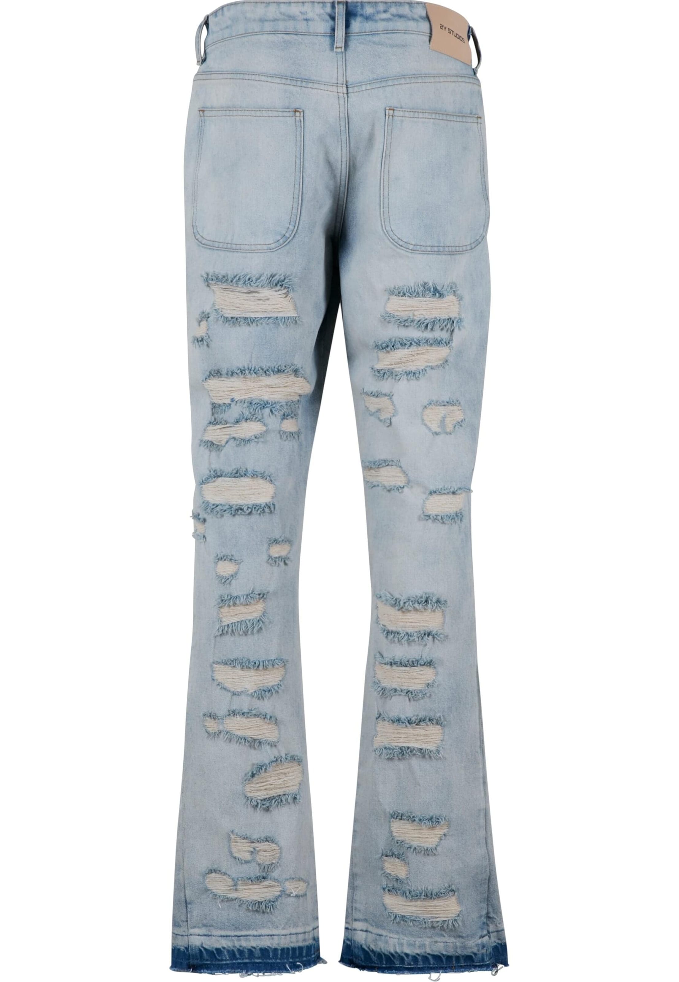 2Y Studios Zvonový Džíny 'Kalidon' – modrá