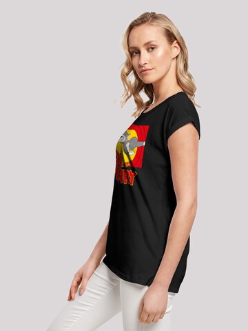 F4NT4STIC Shirt 'Tom And Jerry Chase Scene and Tom and Jerry' in Zwart