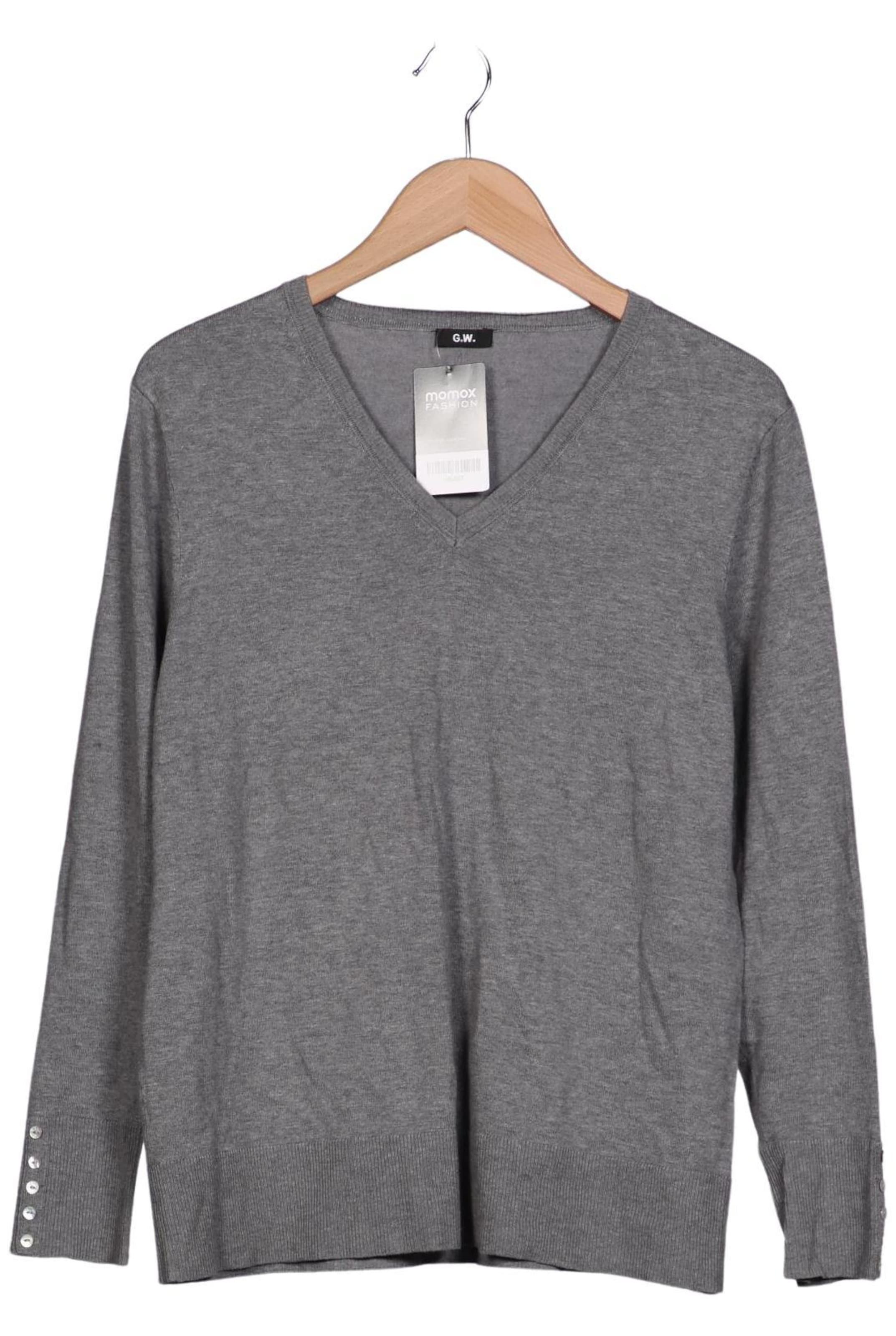 GERRY WEBER Sweater & Cardigan in XXL in Grey: front