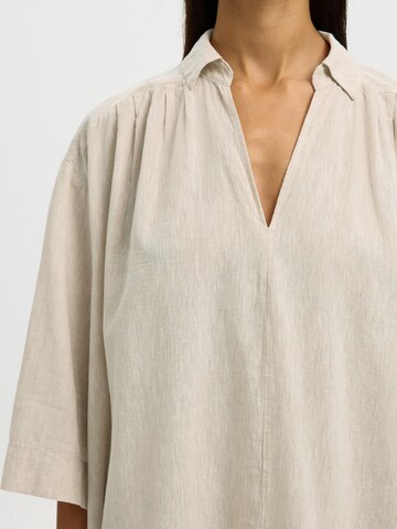 SELECTED Kleid 'SLFLUISA-TALIA' in Beige