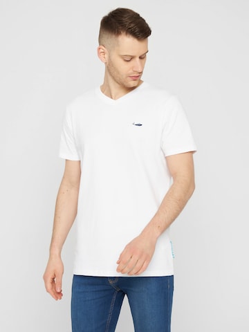 MBRC the ocean Shirt 'Ocean' in Wit: voorkant