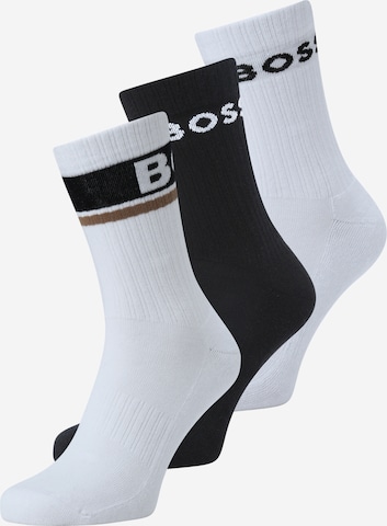 Chaussettes 'PowerDesign' BOSS Orange en noir : devant