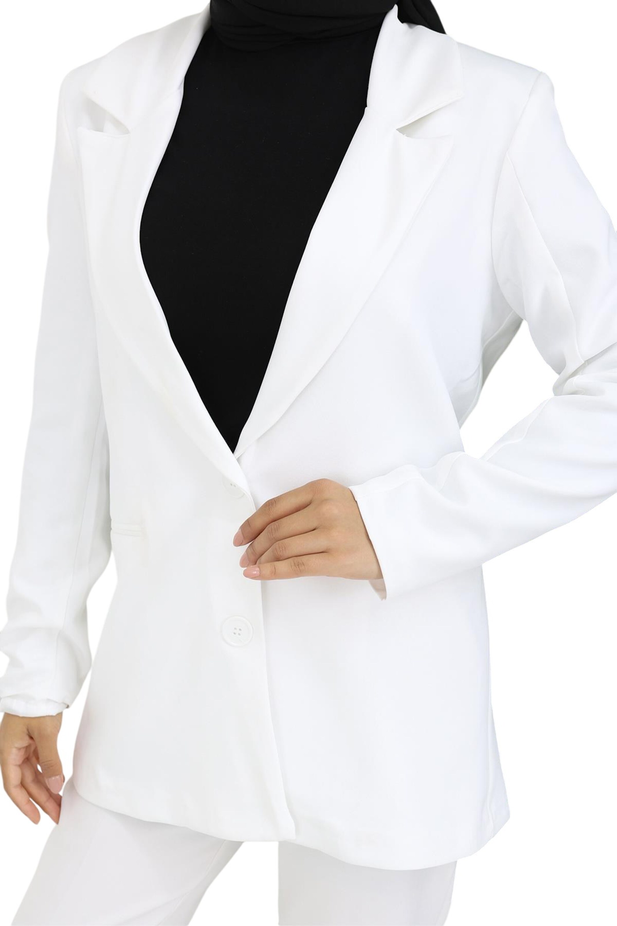 MODAMIHRAM Blazer in White