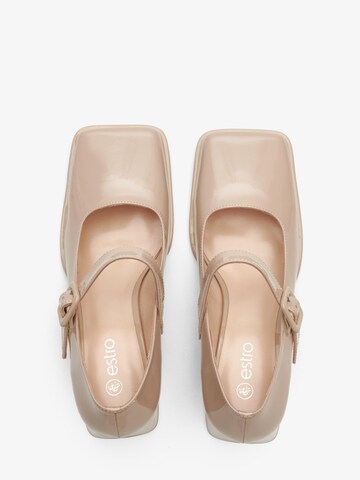 Estro - Zapatos con plataforma '097-1' en beige