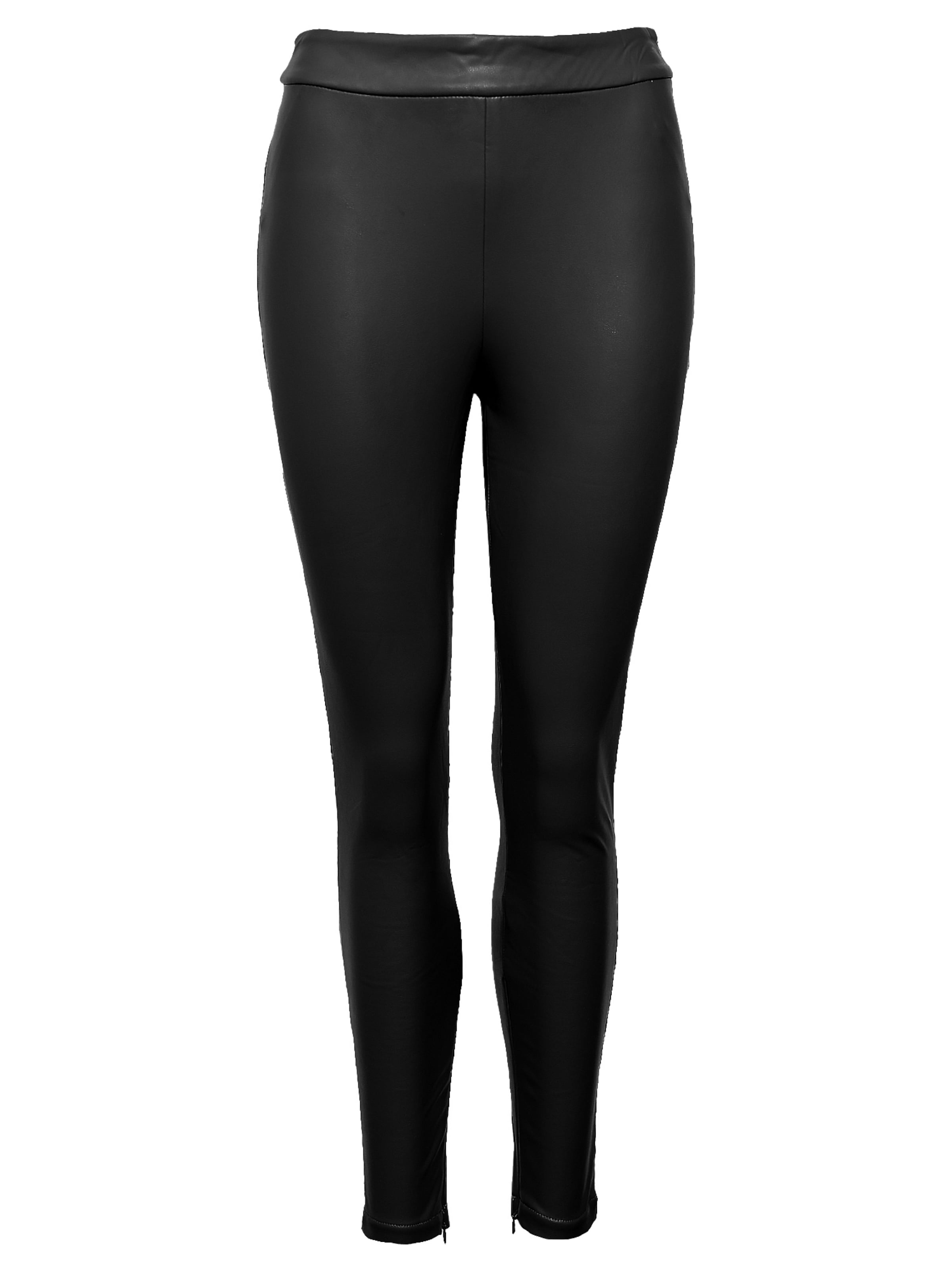 Maze Skinny Leggings in Black: front