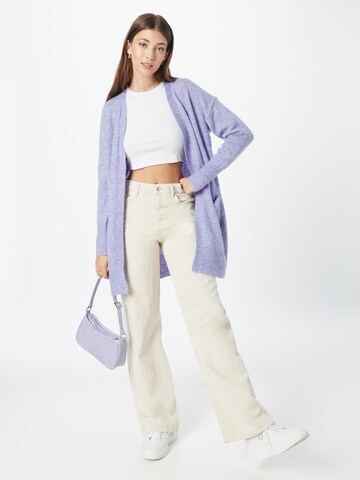 SELECTED FEMME Knit Cardigan 'Lulu' in Purple