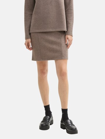 TOM TAILOR Rok in Beige: voorkant
