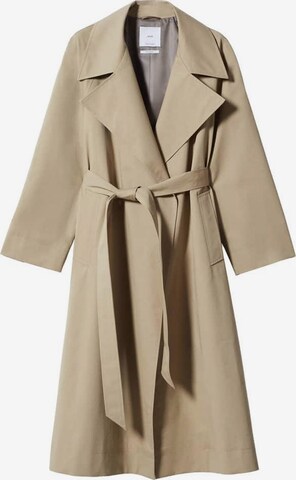 MANGO Between-Seasons Coat 'mint' in Brown: front