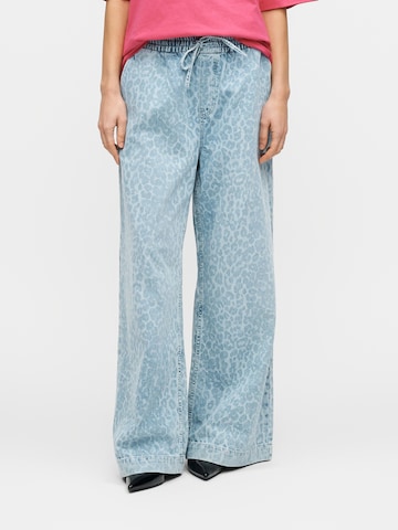 Lala Berlin Bő szár Nadrág 'Paloma' - kék: elől