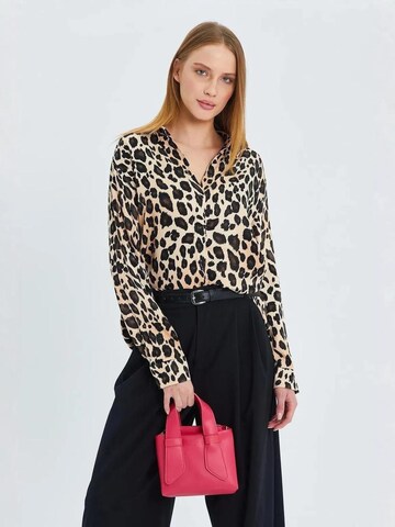 Camicia da donna di MixRay in beige