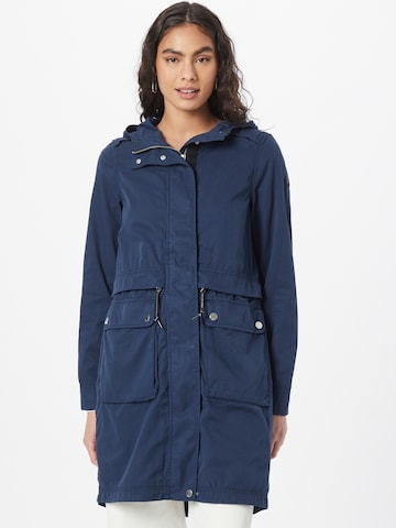 QS Between-Seasons Coat in Blue: front