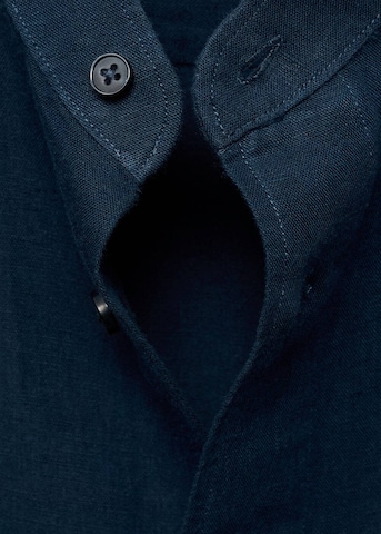 MANGO MAN Regular fit Button Up Shirt 'Chennai' in Blue